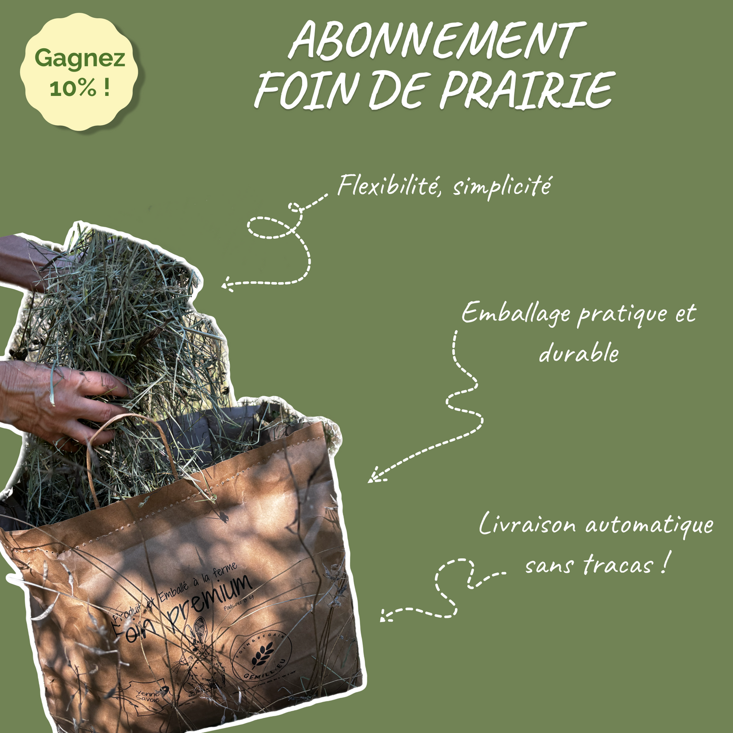 Abonnement Foin Prairie - 1ère coupe